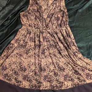 Simply Vera Vera Wang Lavender Starburst Mini Dress